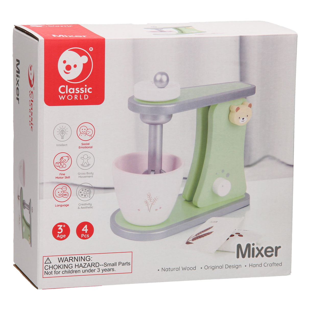 Classic world classic world wooden mixer