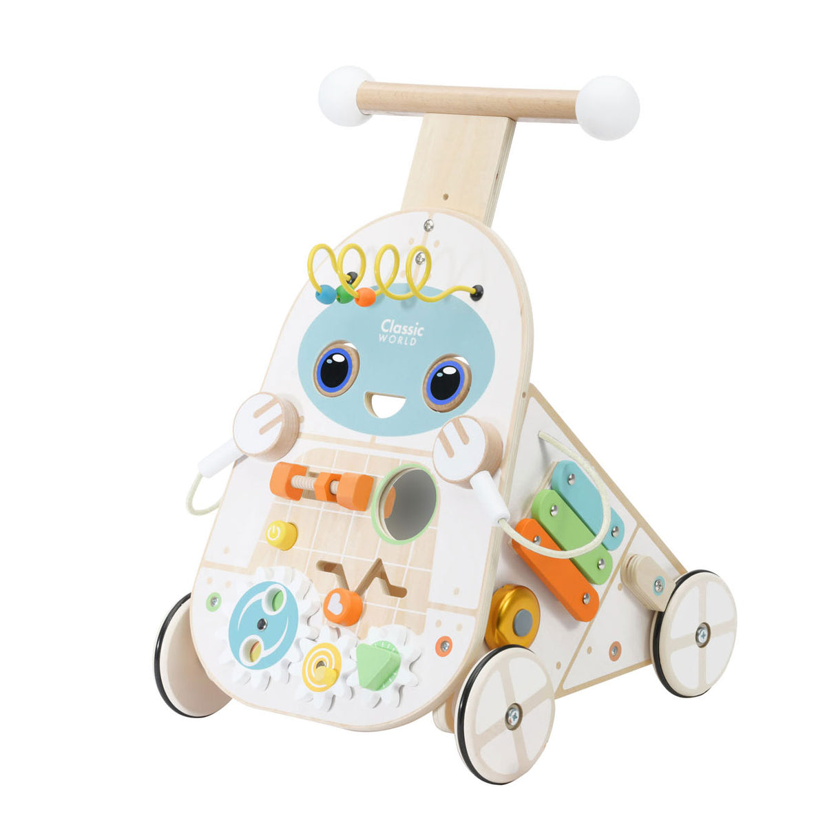 Klassesch Welt Puppelchen Walker Holz