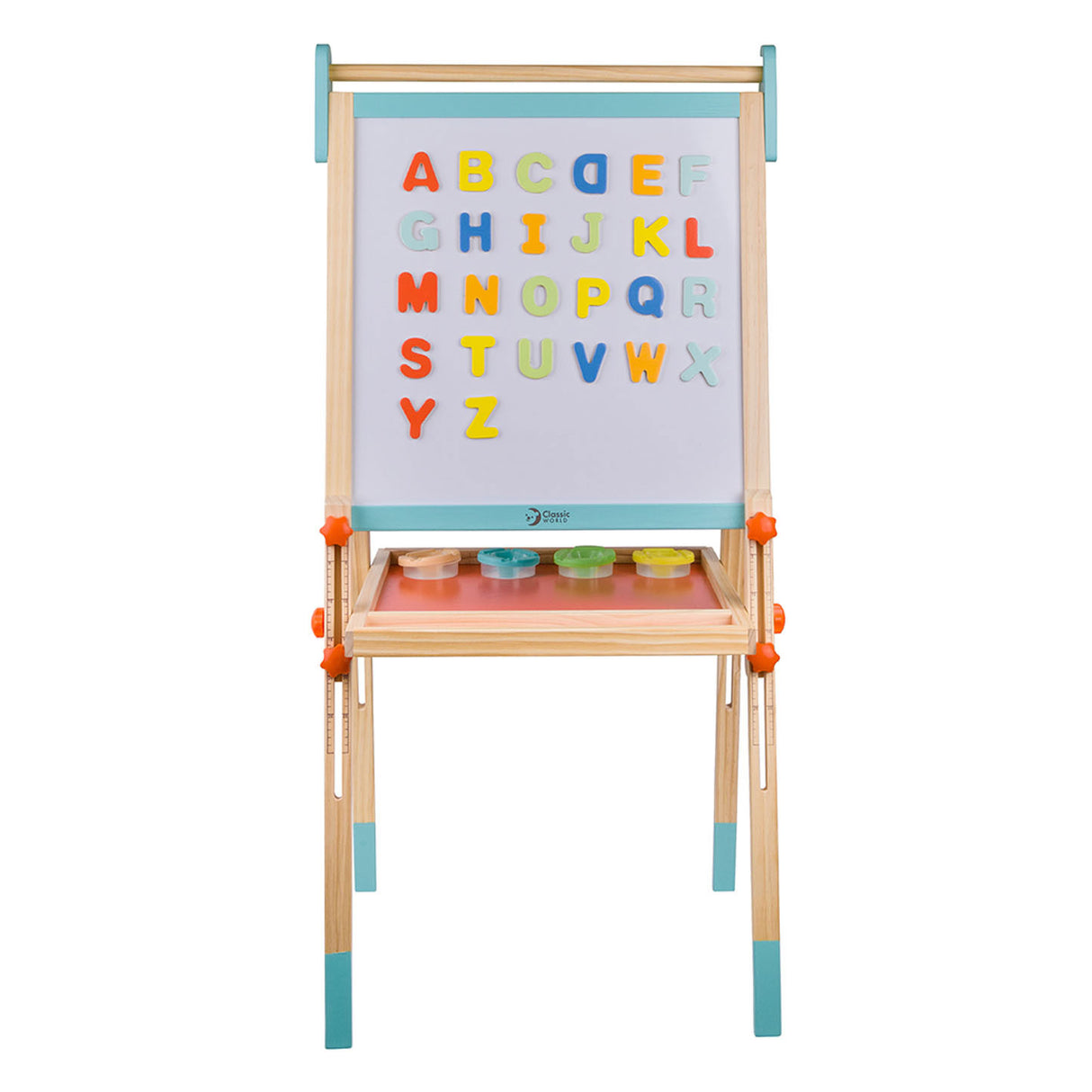 Classic World World Wooden Magneeten Blackboard 2in1, 39dlg.