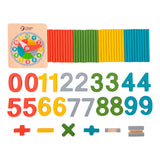 Classic World Wooden Calculation Game, 67 pcs.