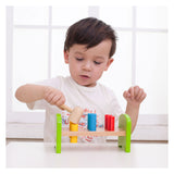 Classic world wooden hammer bench, 8 pcs.