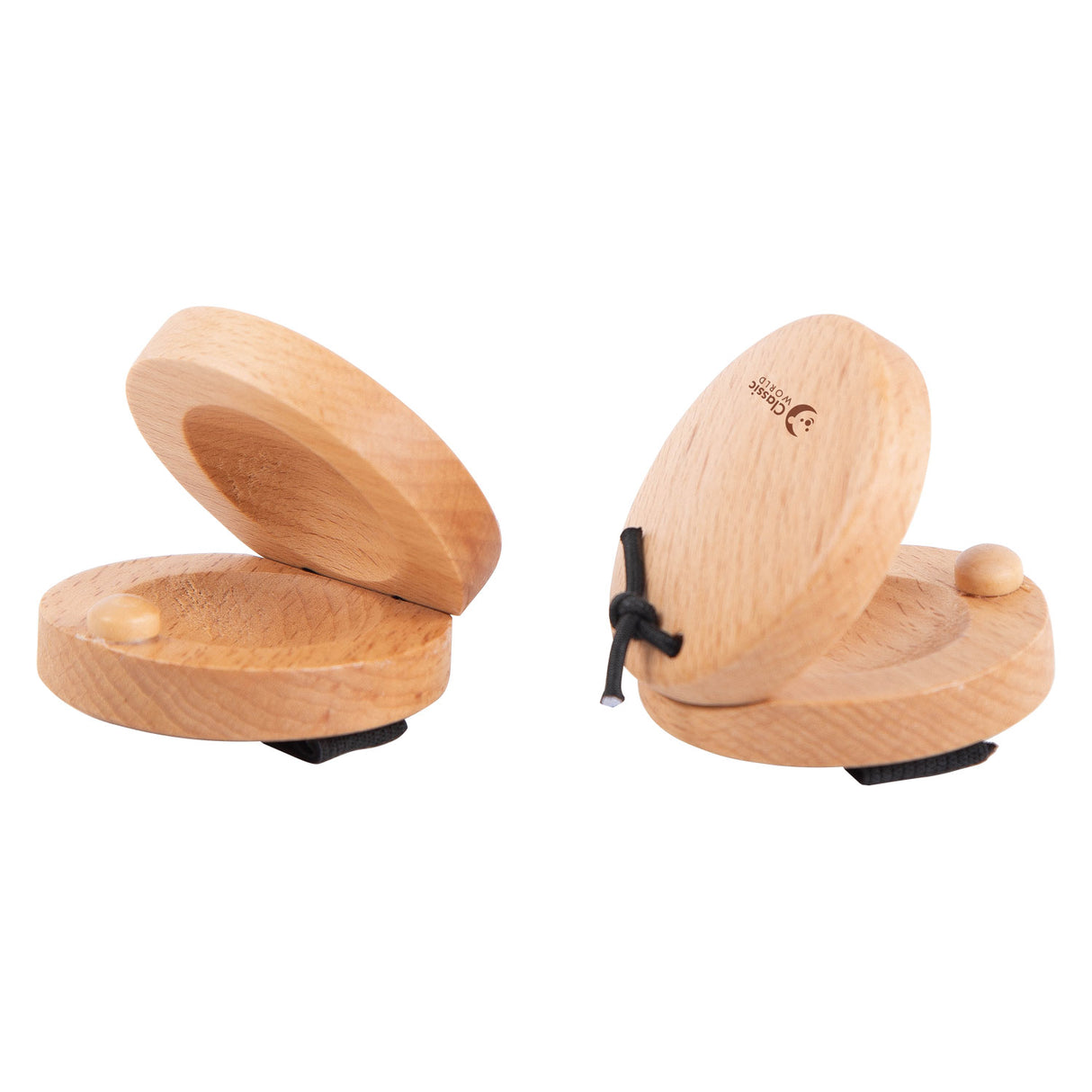 Classic World wooden castanets, 2 pcs.