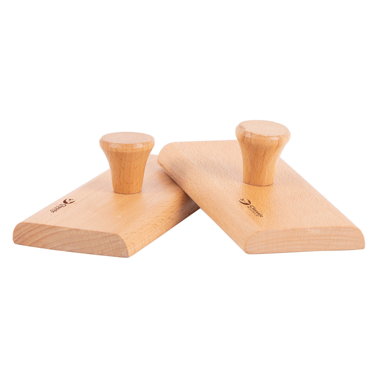 Klassisk verdens World Wooden Sand Block Percussion, 2st.