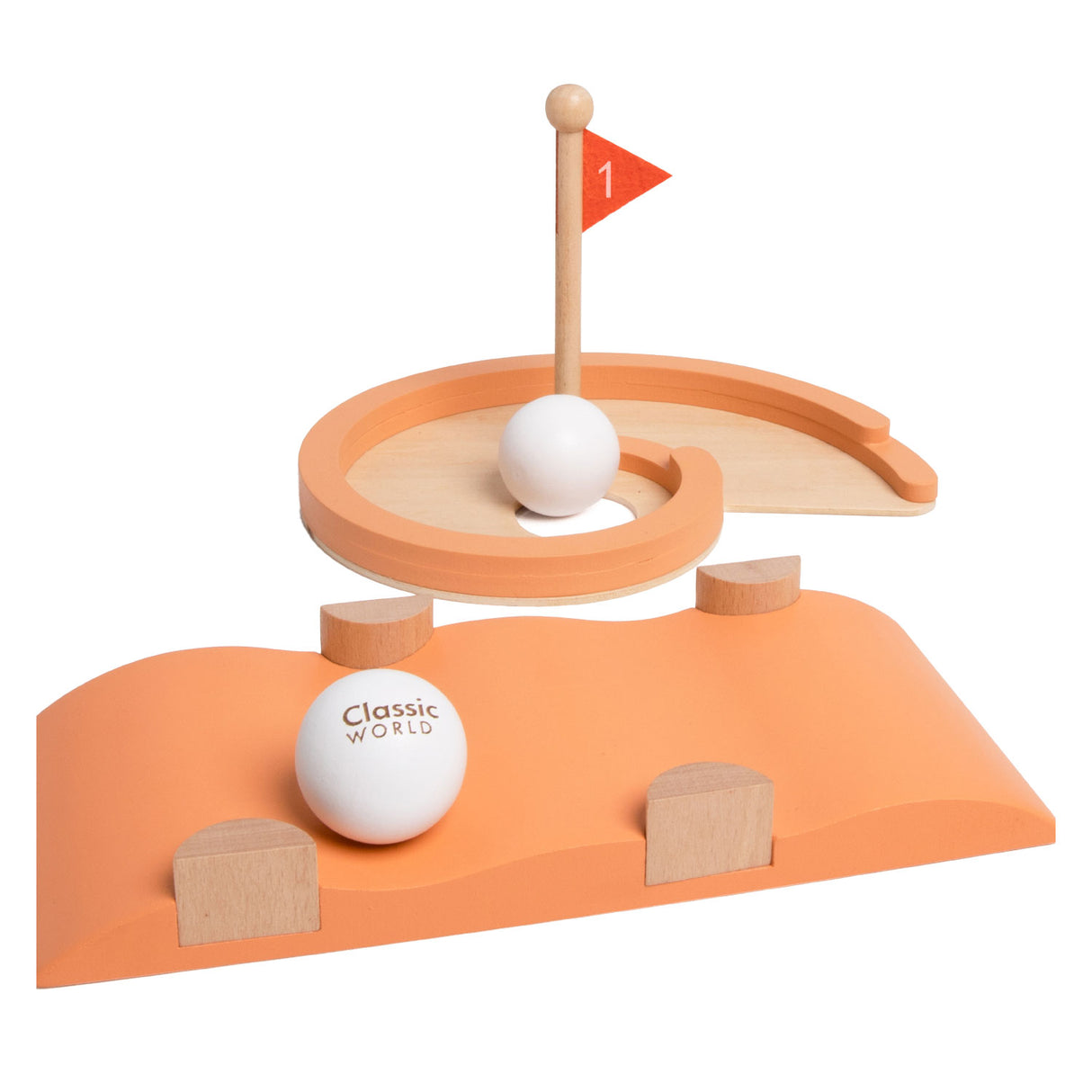 Classic World Wood Wooden Golfset, 11dlg.