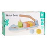 Boot de bloc en bois mondial classique avec robinet, 13dlg.