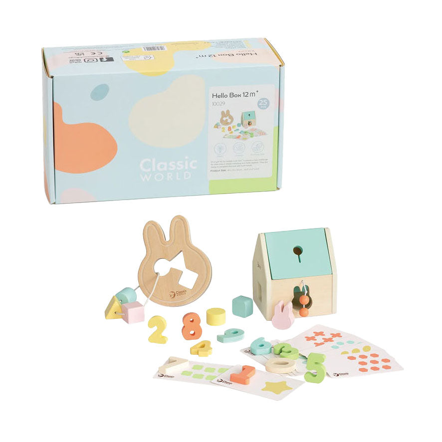 Classic World World Baby Hello Speelgoed Box 12-18 Maanden