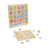 Klasszikus világ fa ábécés puzzle, 27 db.