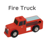 Classic world wooden emergency service cars set, 3 pcs.