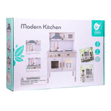 Classic World World Wood modern play kitchen, 7dlg.