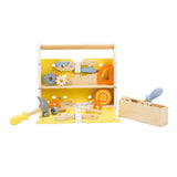 Klassesch Welt Holz Toolbox modern, 27 Stéck.