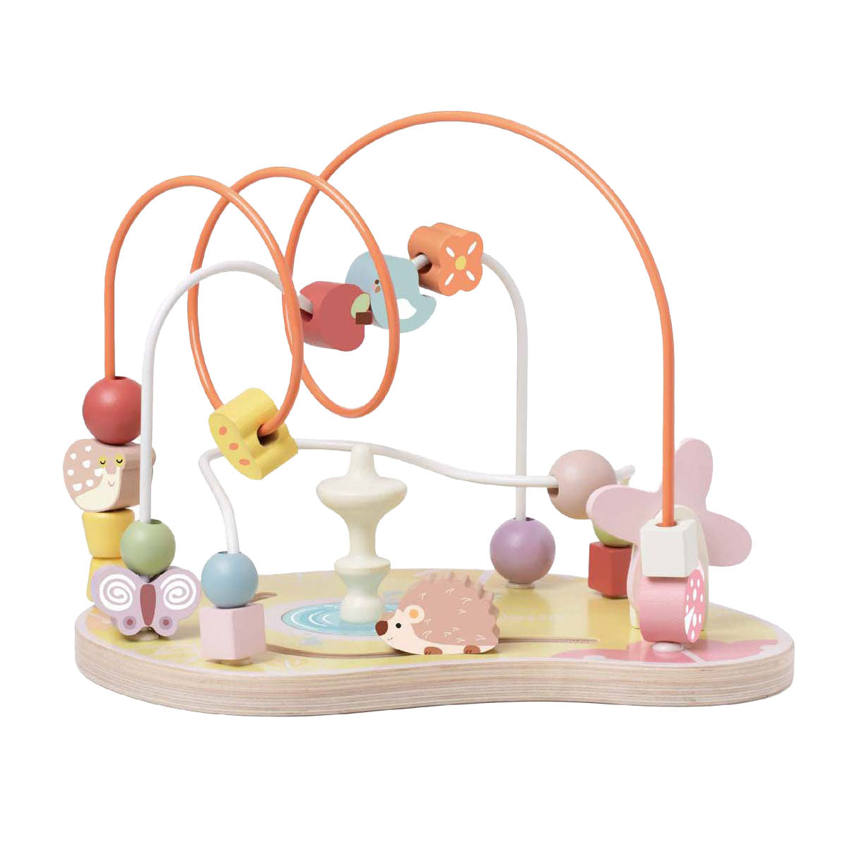 Klassiska världen trämotorik spiral trädgård pedagogiska leksaker.