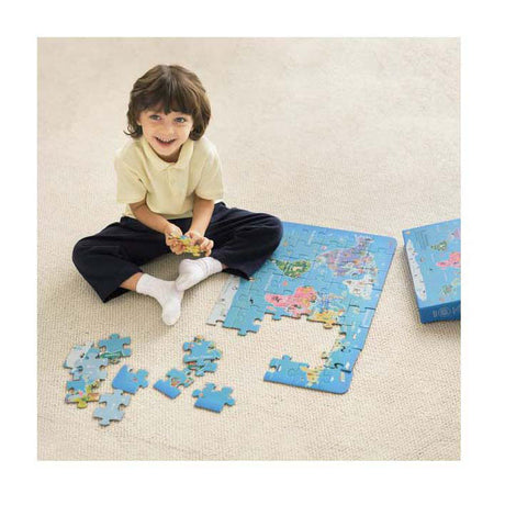 Klassesch Welt Puzzel Weltkaart - 48 Stéck.