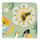 Classic world wooden calendar in English in a box - uni