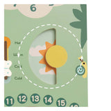 Classic world wooden calendar in English in a box - uni