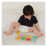 Classic world wooden inlay puzzle dinosaur, 25 pcs.