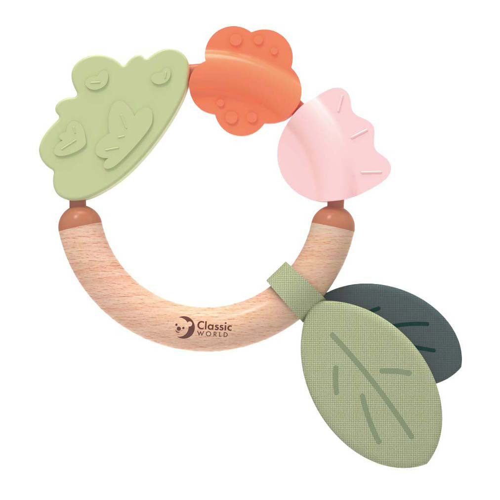 Classic world wooden teether grass