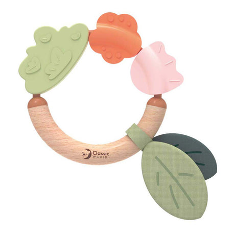 Classic world wooden teether grass