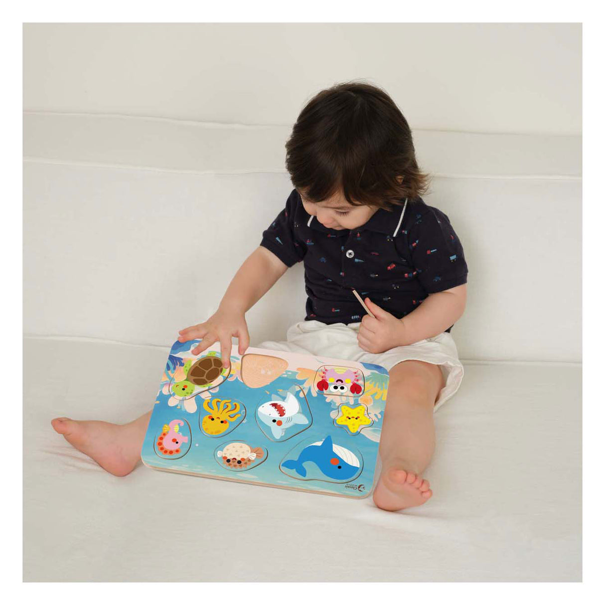 Classic World wooden ocean puzzle - 9 pc.