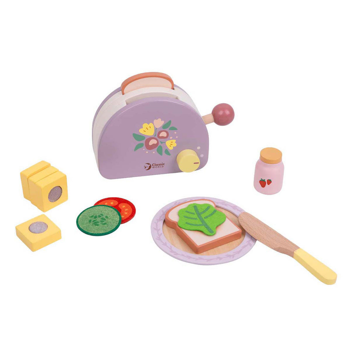 Classic World wooden Grace toaster