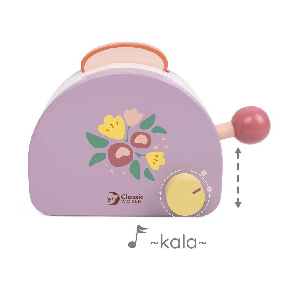 Classic World wooden Grace toaster