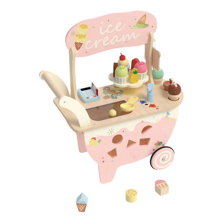 Classic World Wooden Ice Cream Cart