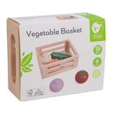 Classic World wooden crate with vegetables