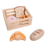 Classic World wooden crate with bread
