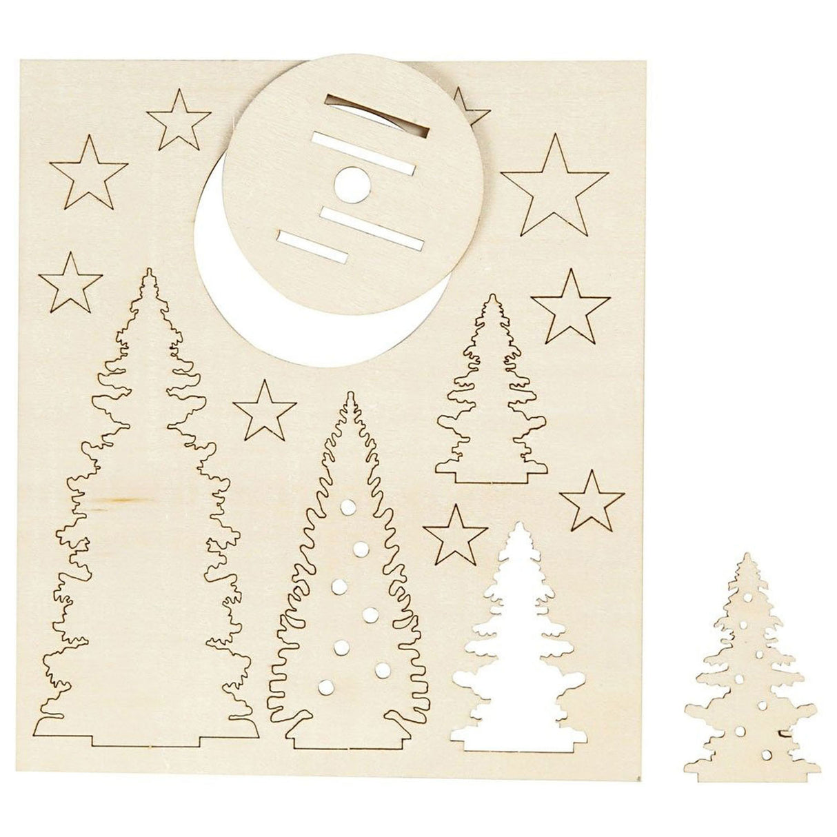 Creativ Firma https: www.cchobby.nl diy-wooden-figures-christmas trees-l-20-cm-w-17-cm-thickness-3-mm-1-box