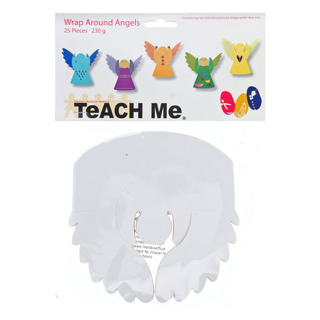 Creativ company https: www.cchobby.nl wrap-around-engelen-h-10-5-cm-d-7-cm-230-gr-white-25-piece-1-box