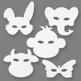 Creativ company https: www.cchobby.nl animal masks-h-13-24-cm-w-20-28-cm-230-gr-white-16-piece-1-box