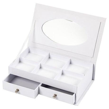 Empresa criativa https: www.cchobby.nl caixa de joias tamanho 18x10-5x5 cm-branco-1 peça
