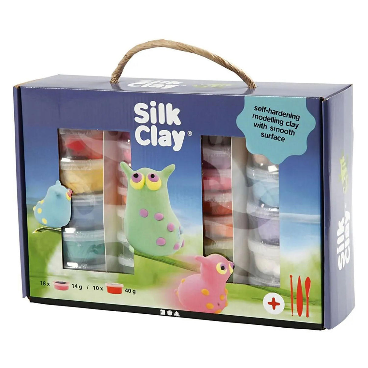 Silk Clay Kleiset 18 x 14 gram 10 x 40 gram 31-delig