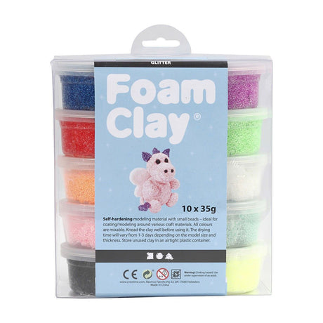 Argile mousse https: www.ccobby.nl foam-clayr-glitter-diverse-colours-10x35-gr-1-doos