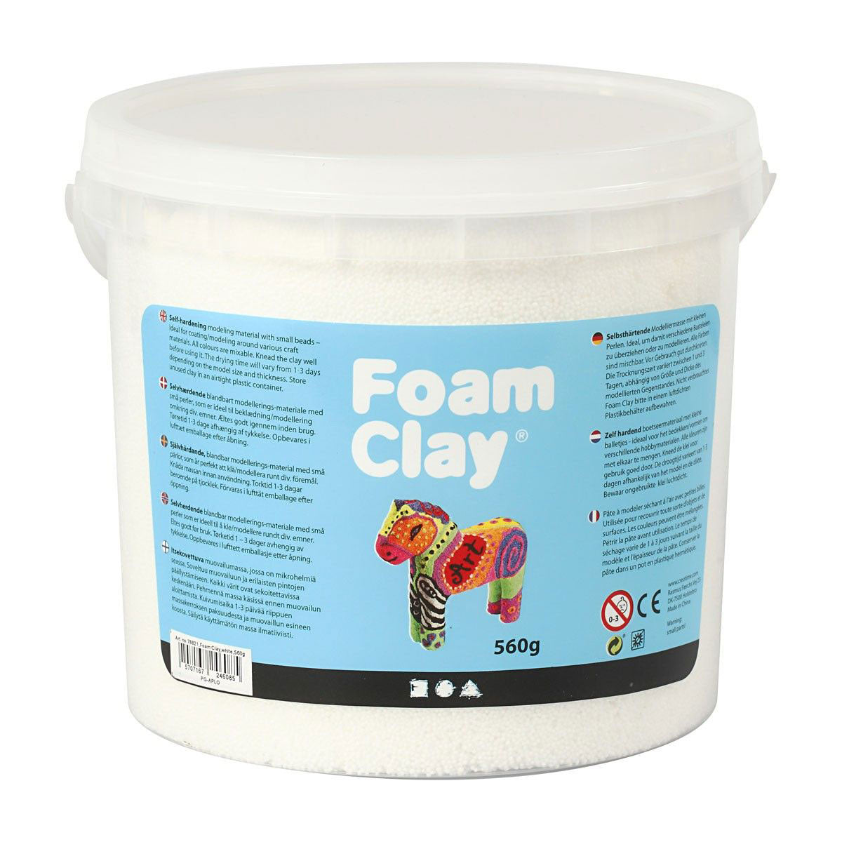 Foam Clay Wit, 560gr.