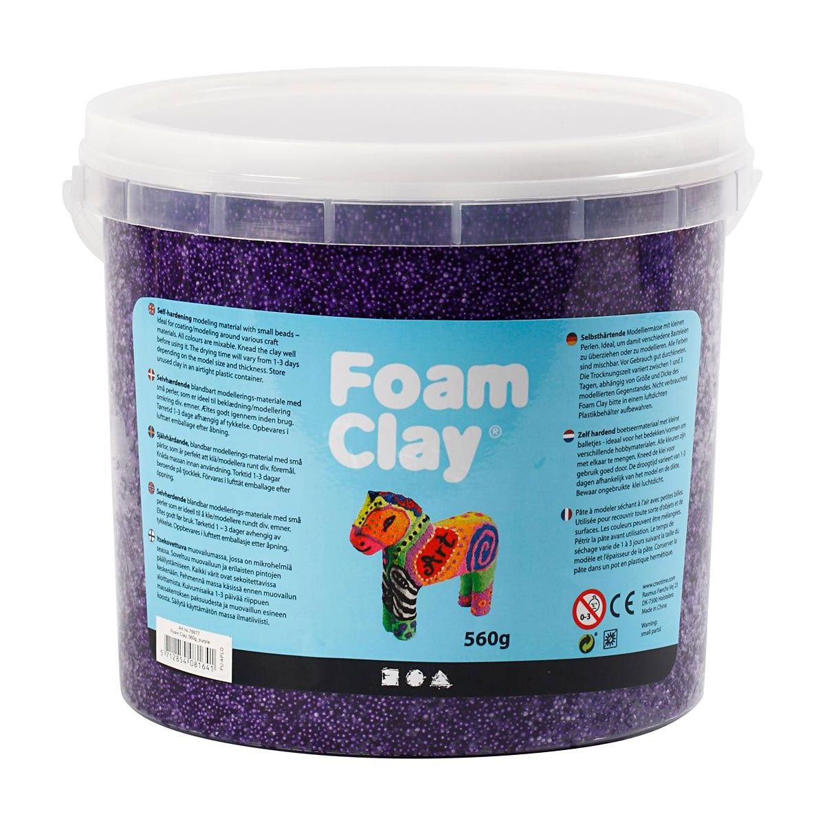 Skumleire https: www.cchobby.nl foam-clayr-purple-560-gr-1-bucket