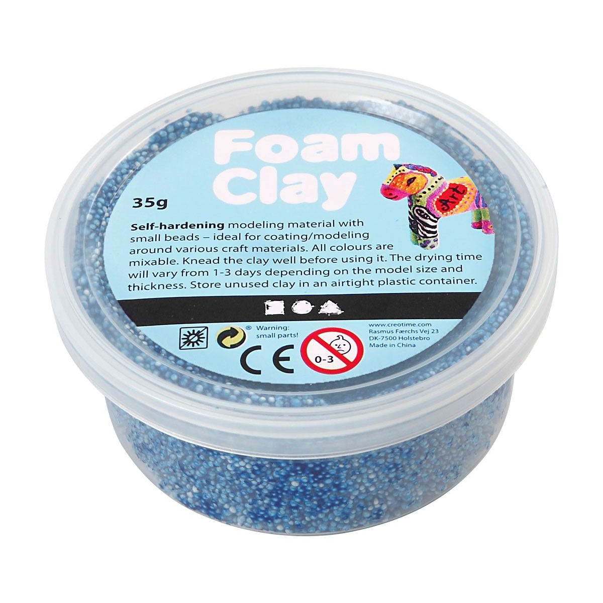 Foam Clay Blauw, 35gr.