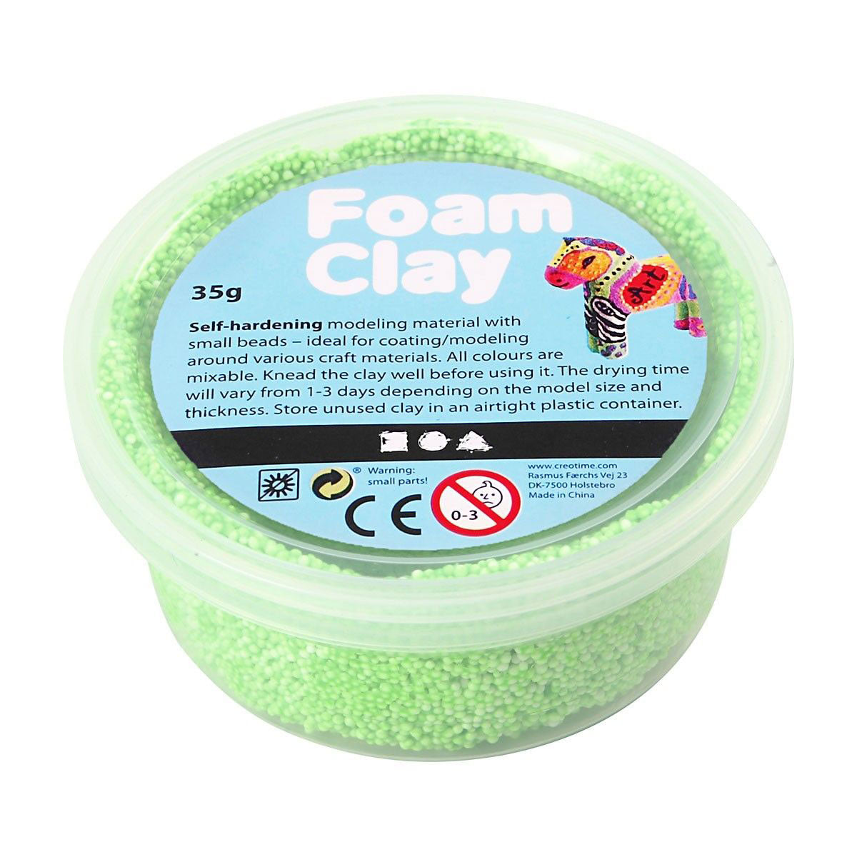 Schaum Clay - Neon gréng, 35GR.