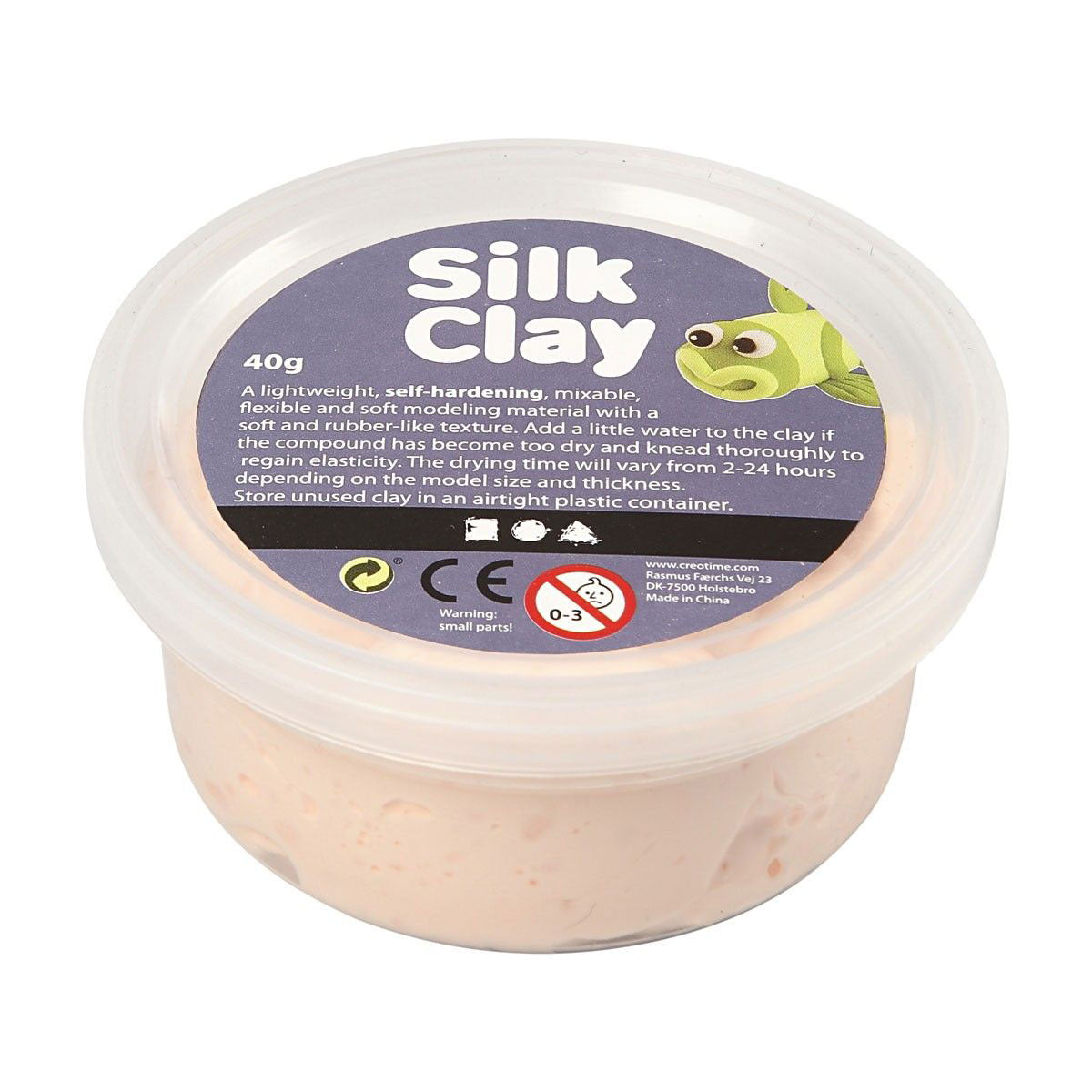 Silk Clay Licht Roze, 40gr.