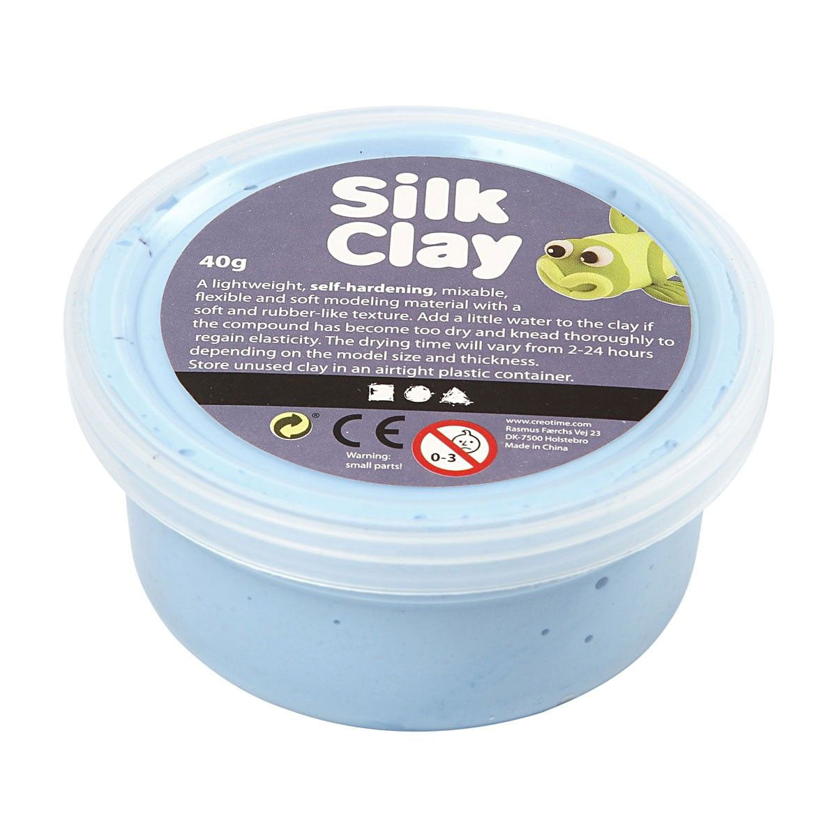 Silk Clay Neon Blauw, 40gr.