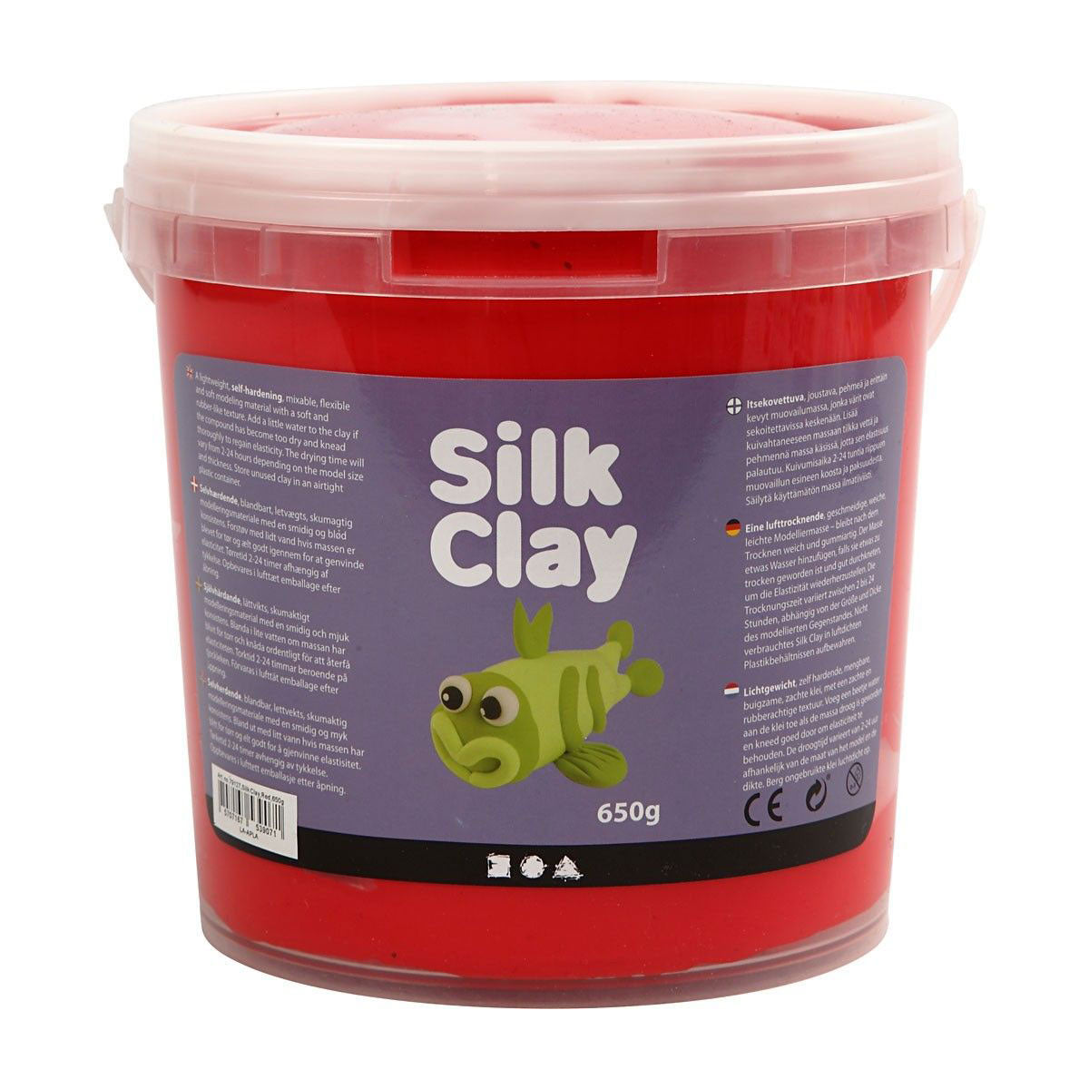 Silk Clay Rood, 650gr.