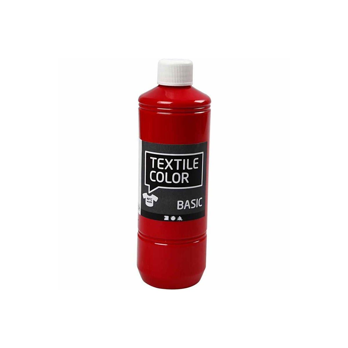 Textile paint - Red, 500ml