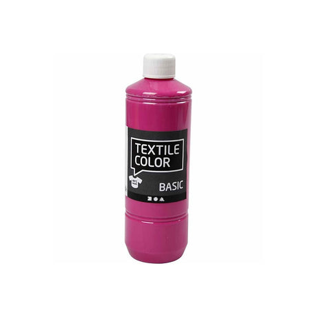 Creativ company textile paint - pink, 500ml