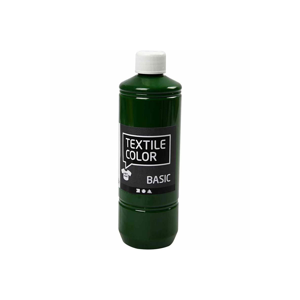 Creativ Company Textilfarbe – Grasgrün, 500 ml
