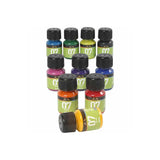 Creativ Company Permanente Glasverf Set van 10 Kleuren, 30ml