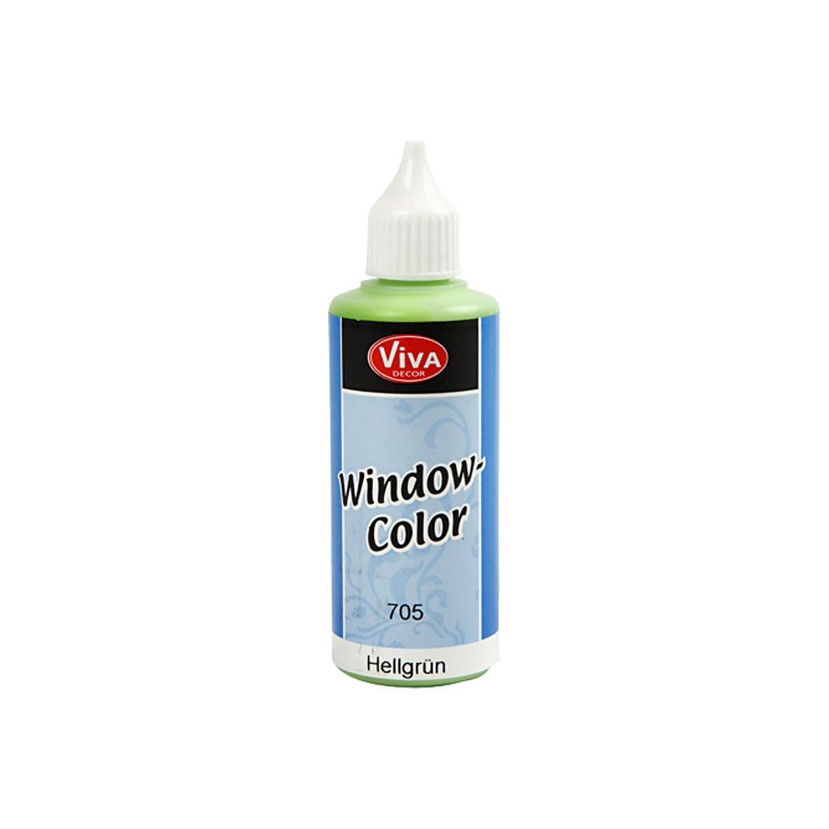 Creative Company Sticking Glass Paint Light Green, 80 ml