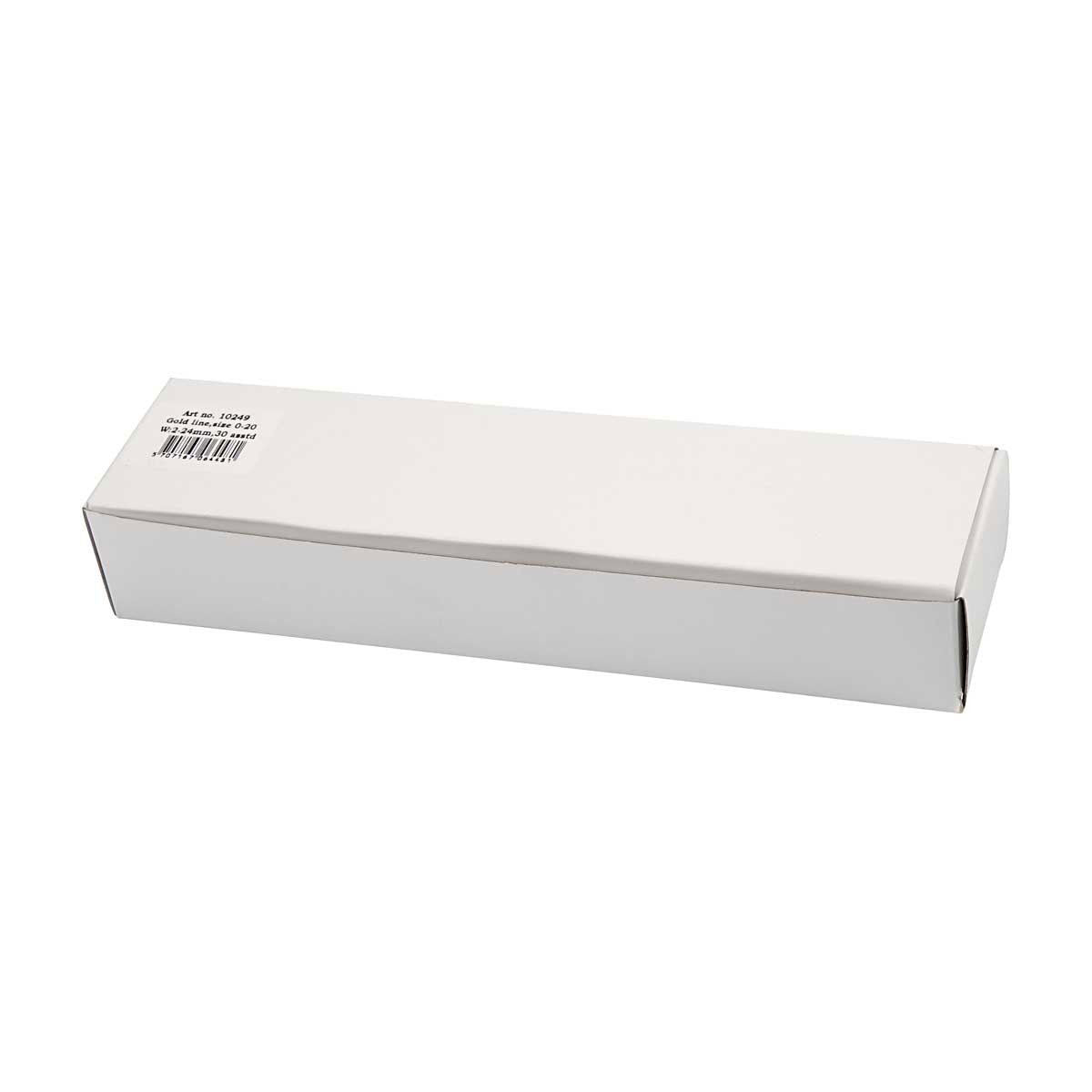 Société créative https : www.ccobby.nl gold-line-penselen-afm-0-2-4-8-12-16-20-l-17-21-cm-b-2-22-mm-flat-30-piece-1-box