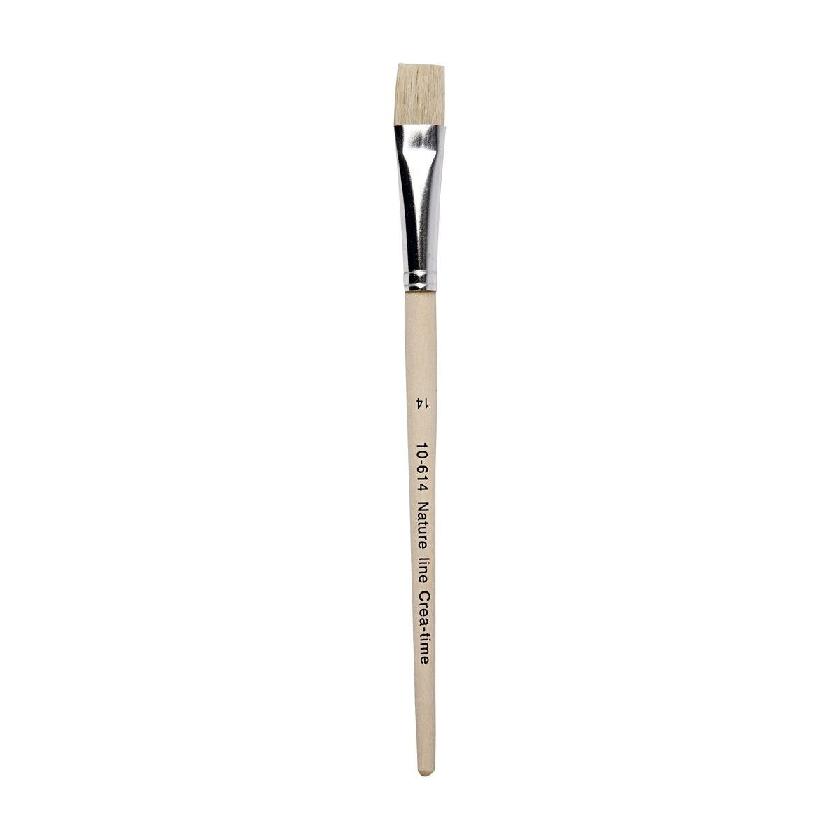 Creativ company wooden brushes - no. 14, short handle, 12 pcs.