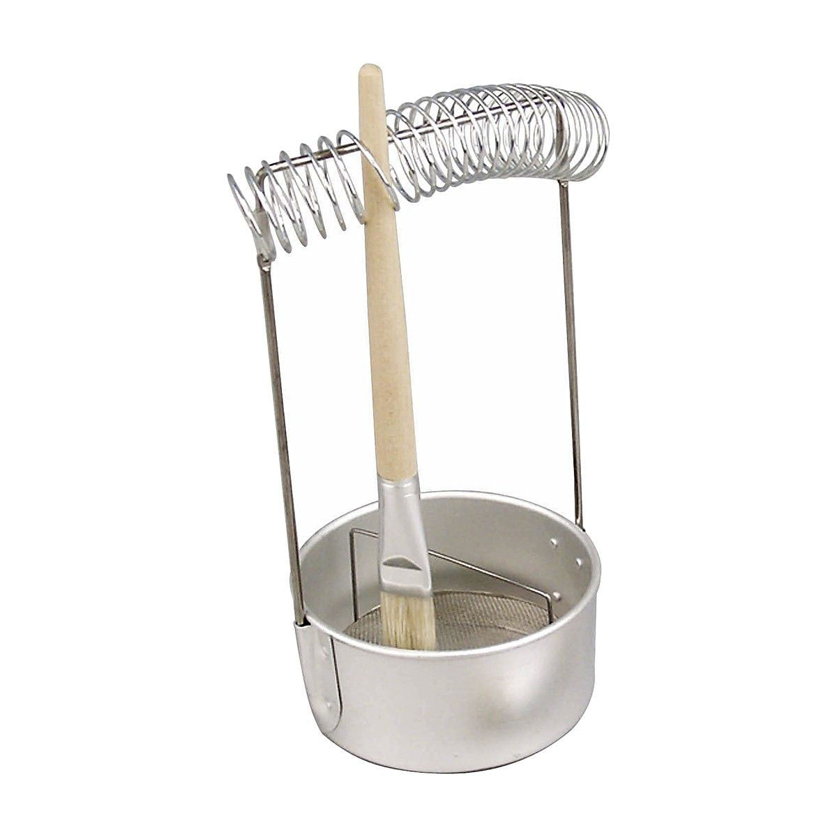 Brush cleaner and holder