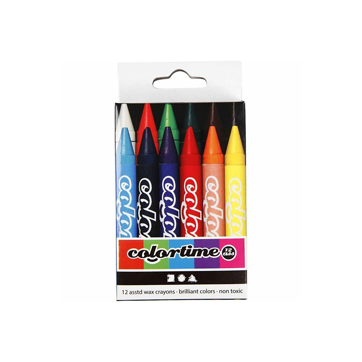 Set with color chalk, 12 colors