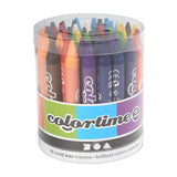 Creative Company set with 12 colours wax crayons, 48 pcs.